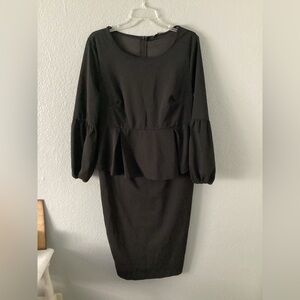 Bloomchic Peplum Dress NWT